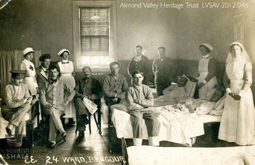 Staff and patients of ward 24; well looked after by the people of Armadale.