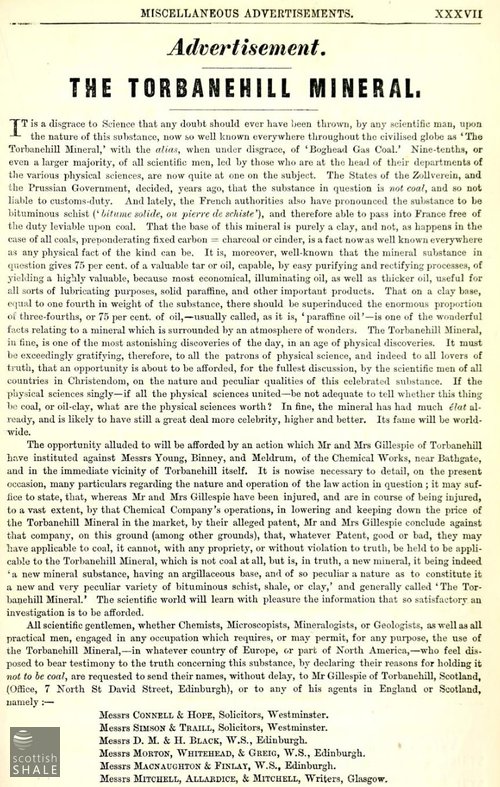 Typical of the many advertisements, pamphlets and letters to the editors issued by William Gillespie during the string of court cases. Courtesy National Library of Scotland.