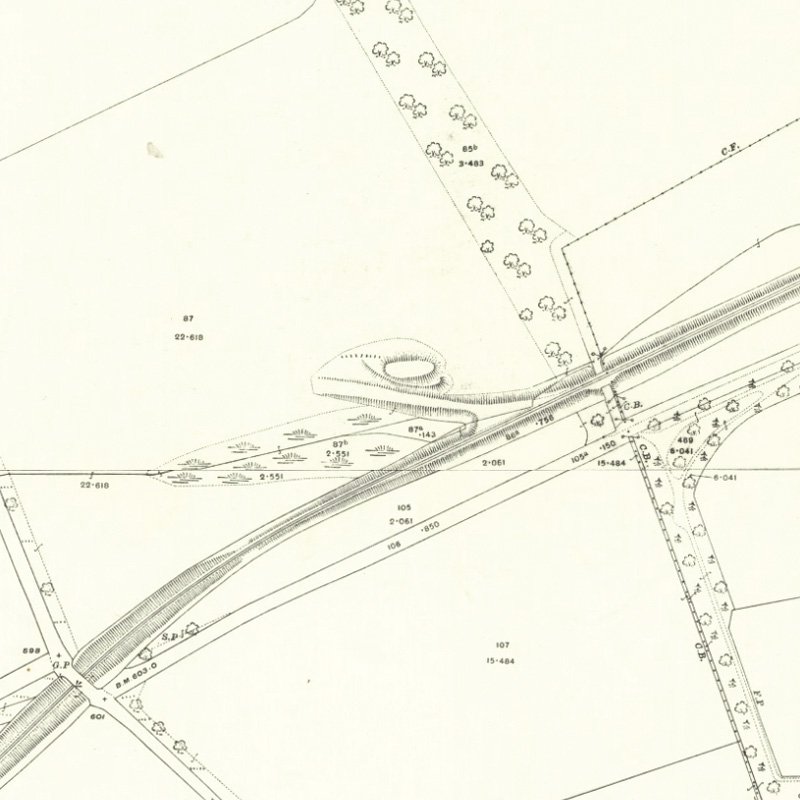 Cuthill No.24 Coal Mine - 25" OS map c.1915, courtesy National Library of Scotland