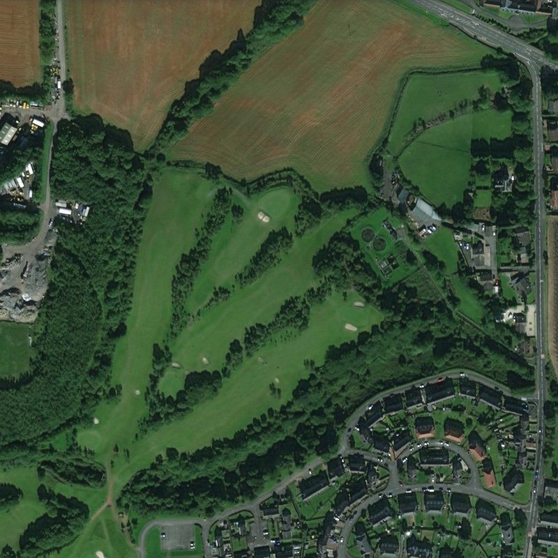 Champfleurie Mine - Aerial, courtesy National Library of Scotland