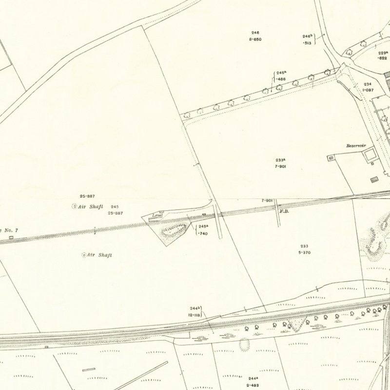 Deans No.6 Mine - 25" OS map c.1916, courtesy National Library of Scotland