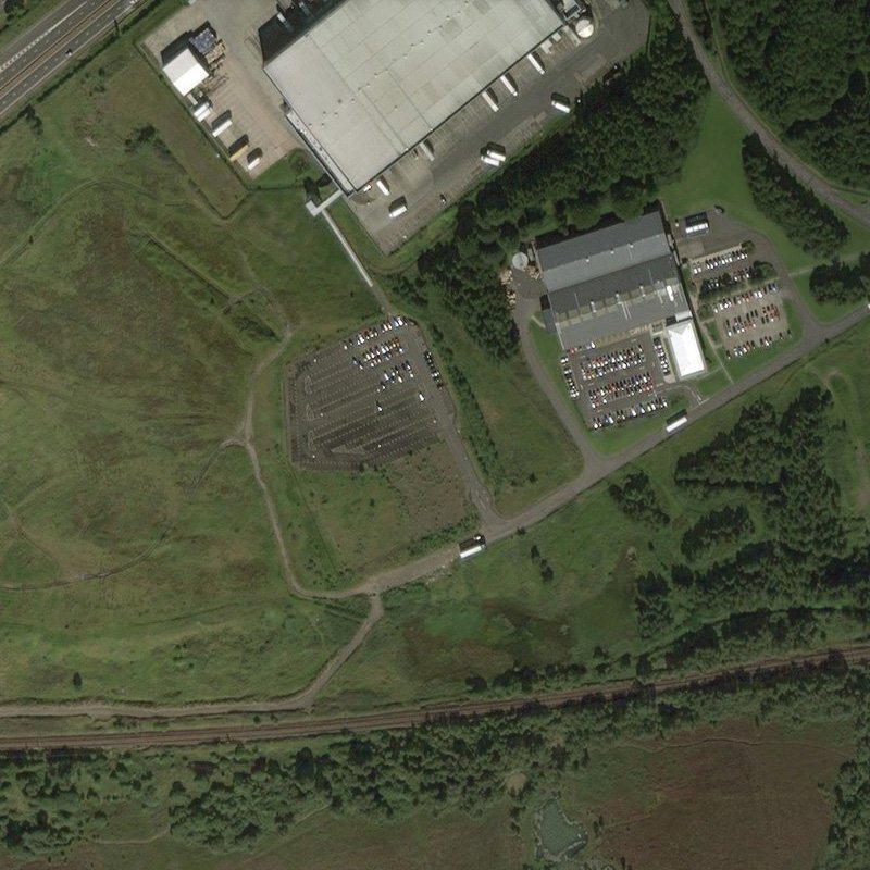 Deans No.6 Mine - Aerial, courtesy National Library of Scotland