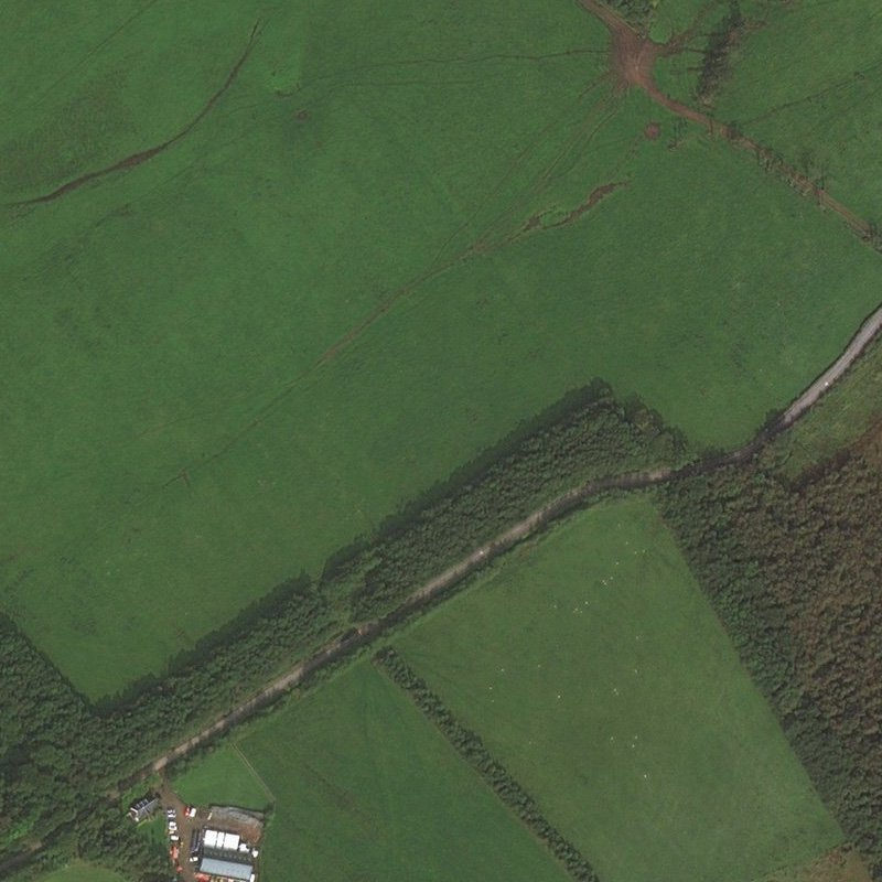 Hermand No.5 Pit - Aerial, courtesy National Library of Scotland