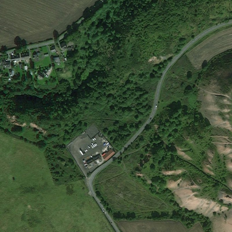 Hopetoun No.2 Pit - Aerial, courtesy National Library of Scotland