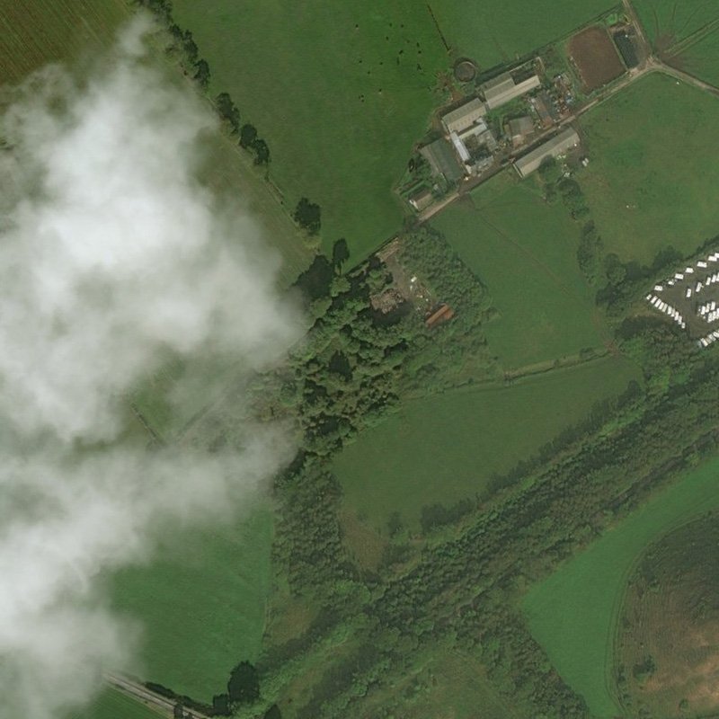 Mid Breich No.4 Pit - Aerial, courtesy National Library of Scotland