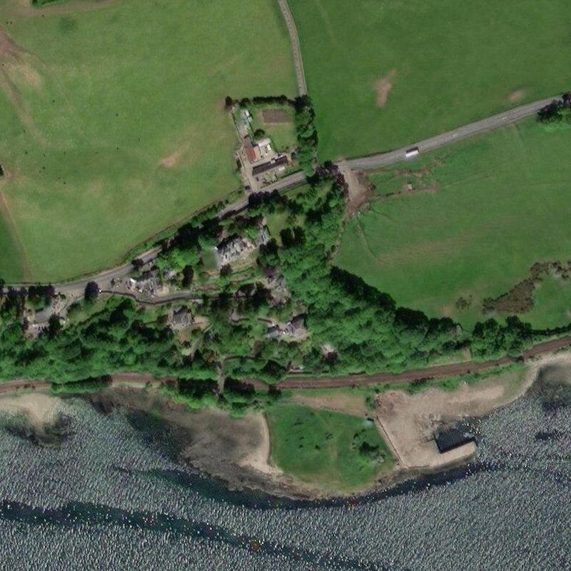 Newbigging No.1 & 2 Mines - Aerial, courtesy National Library of Scotland