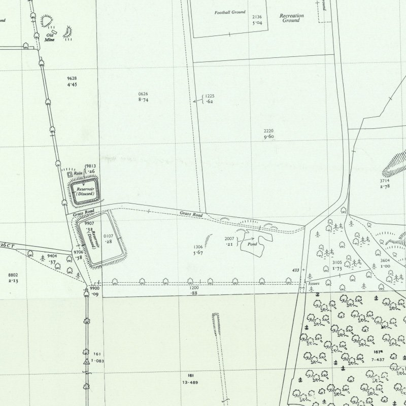 Ochiltree No.5 Mine - 1:2,500 OS map c.1955, courtesy National Library of Scotland