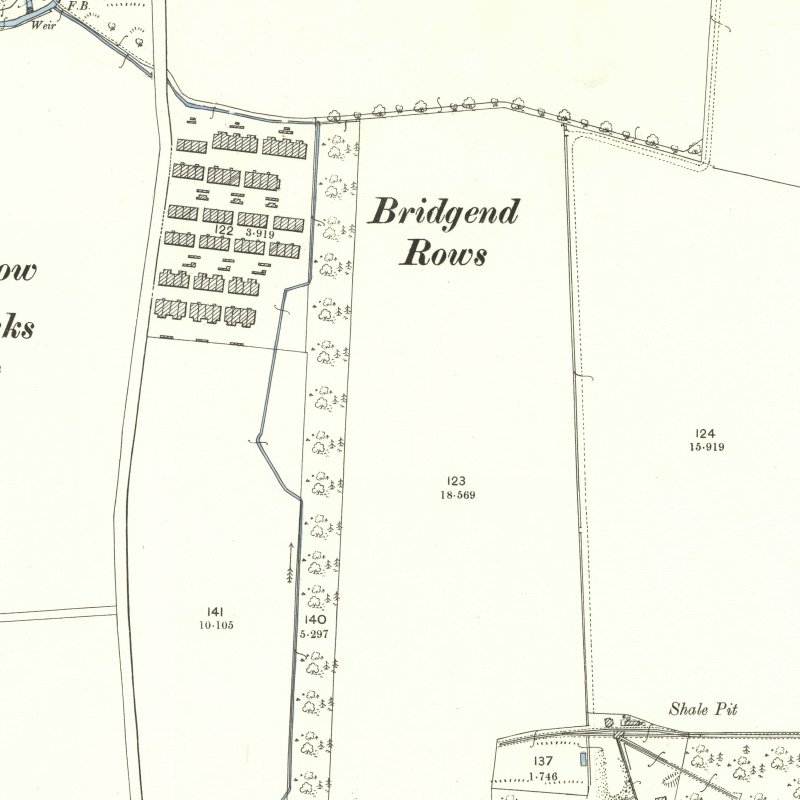 Philpstoun No.7 Mine - 25" OS map c.1897, courtesy National Library of Scotland