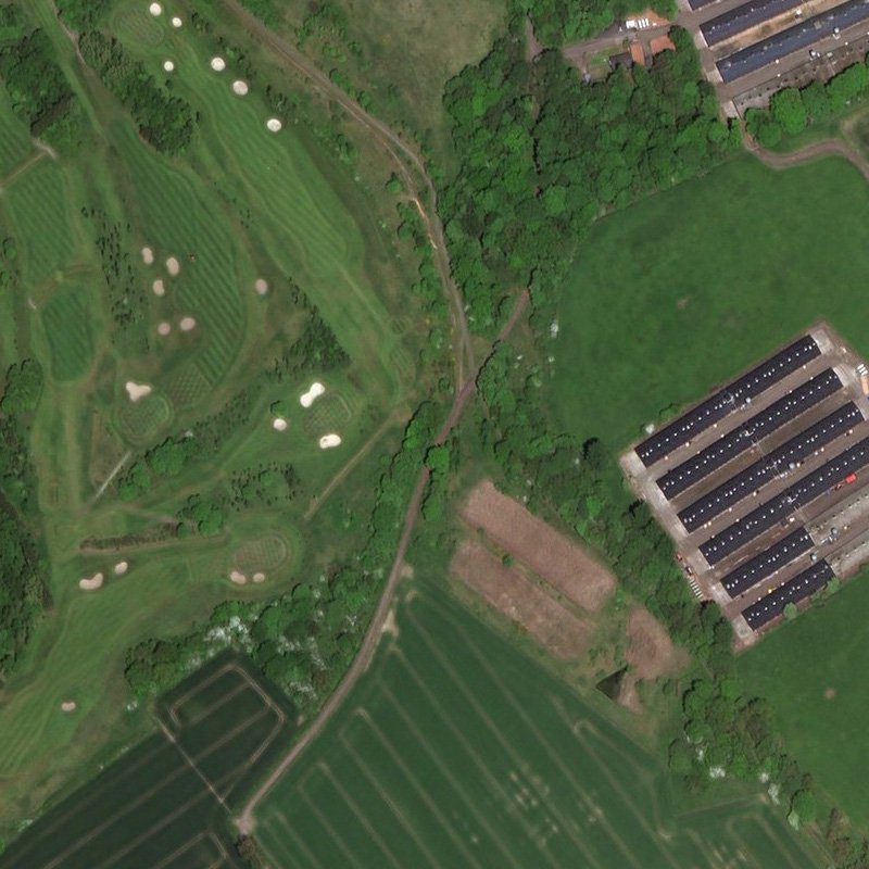 Pumpherston No.5 Mine - Aerial, courtesy National Library of Scotland