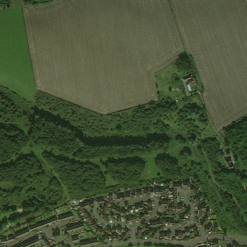 Strathbrock Collieries Site No.3 (Pyothall Pit? - Thomson's Pit?) - Aerial, courtesy National Library of Scotland