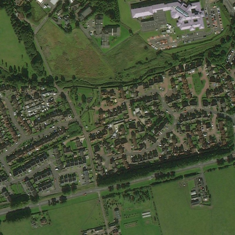 Strathbrock Collieries Site No.5 (Goschen Pit?) - Aerial, courtesy National Library of Scotland