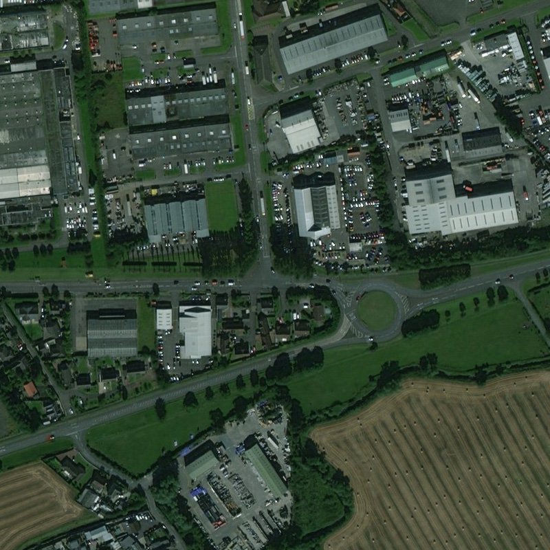 Stewartfield No.4 Pit - Aerial, courtesy National Library of Scotland