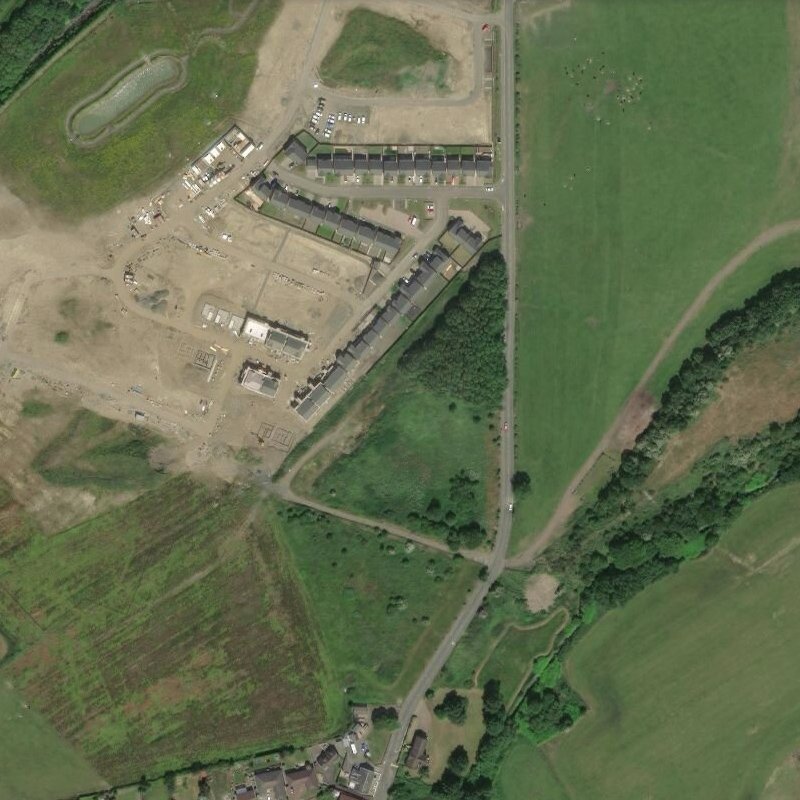 Mossend - Aerial, courtesy National Library of Scotland