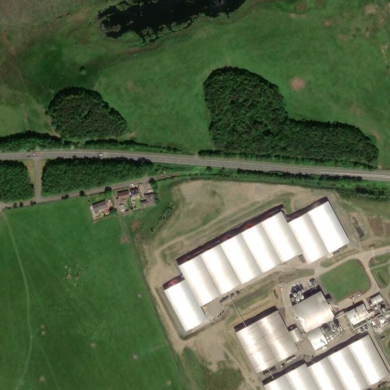 Starlaw Rows - Aerial, courtesy National Library of Scotland