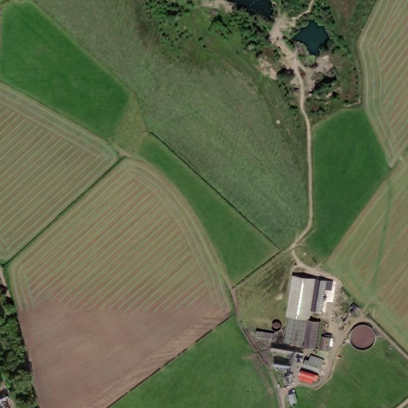 Auchinheath Oil Works - Aerial, courtesy National Library of Scotland