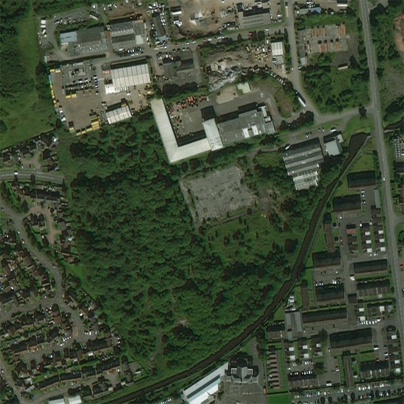 Broxburn Oil Works - Aerial, courtesy National Library of Scotland