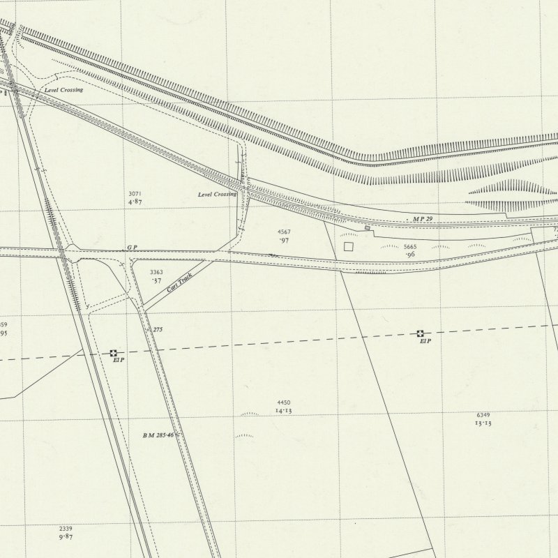 Capeldrae Oil Works - 1:2,500 OS map c.1956, courtesy National Library of Scotland