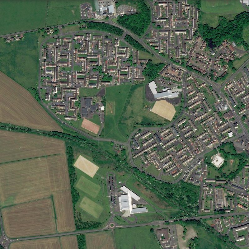 East Fulton Shale Oil Works - Aerial, courtesy National Library of Scotland