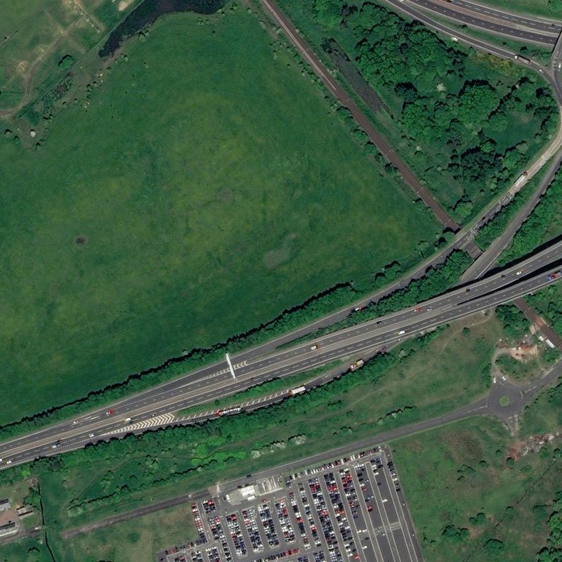 Inkerman Oil Works - Aerial, courtesy National Library of Scotland