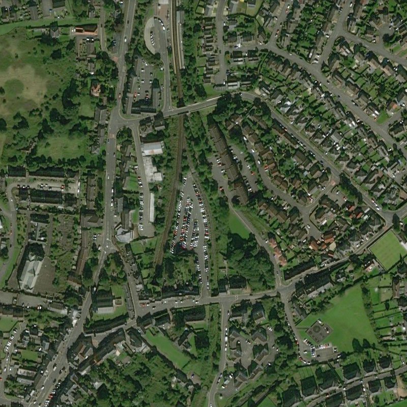 Inverkeithing Oil Works - Aerial, courtesy National Library of Scotland