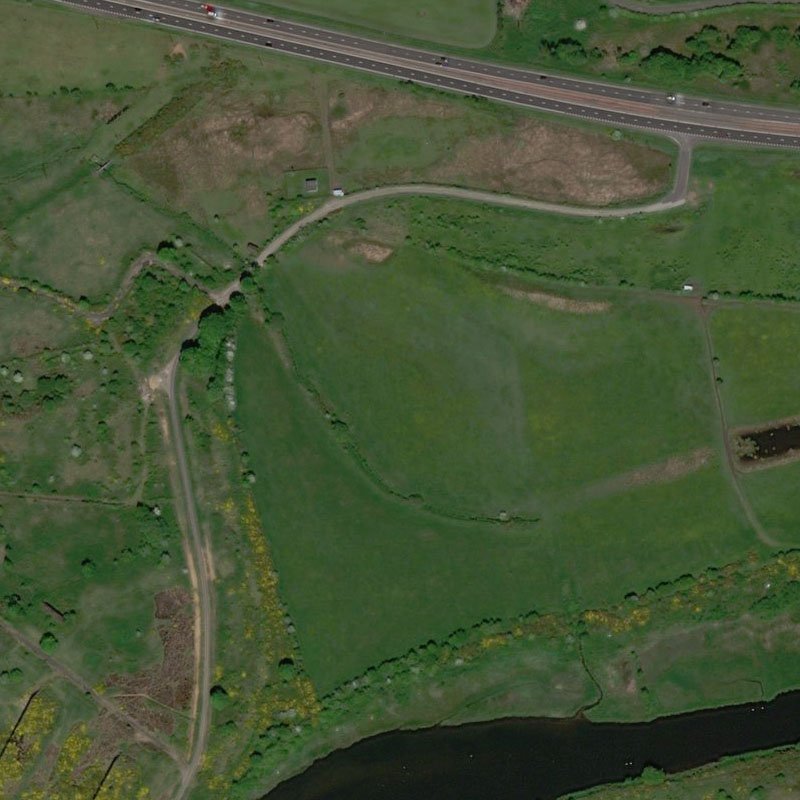 Kilwinning Oil Works - Aerial, courtesy National Library of Scotland