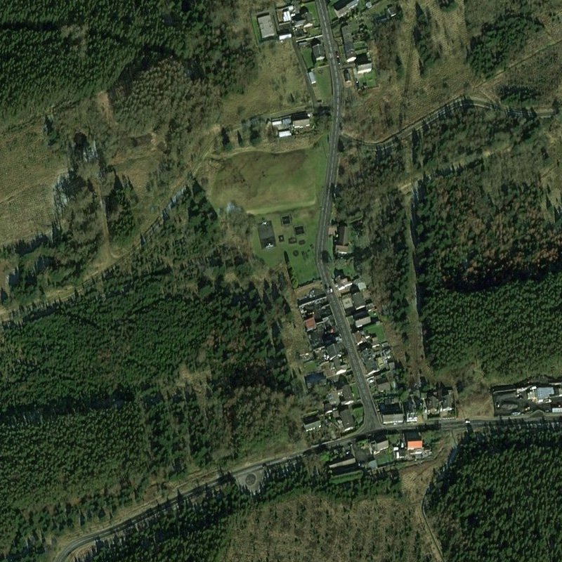 Limerigg Oil Works - Aerial, courtesy National Library of Scotland