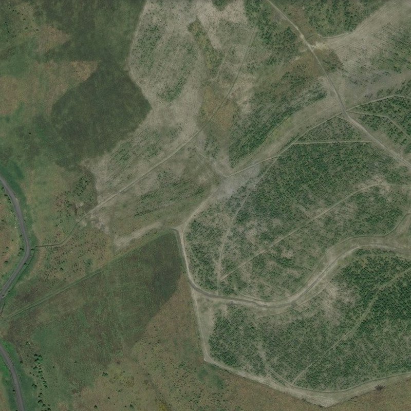 Stanrigg Oil Works - Aerial, courtesy National Library of Scotland
