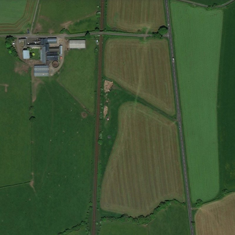 Wardend Oil Works - Aerial, courtesy National Library of Scotland