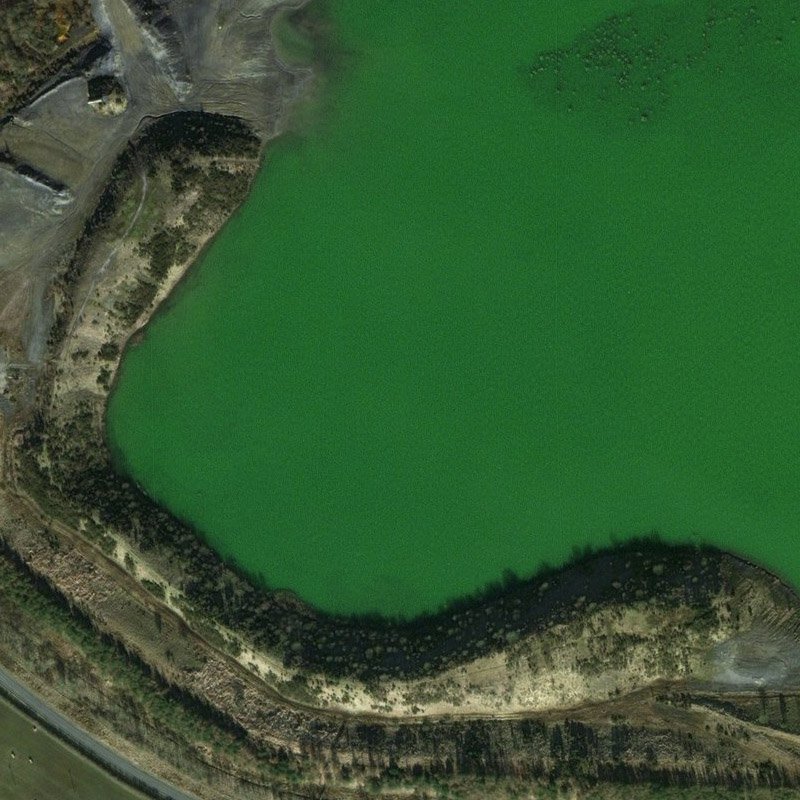 Westfield Oil Works - Aerial, courtesy National Library of Scotland