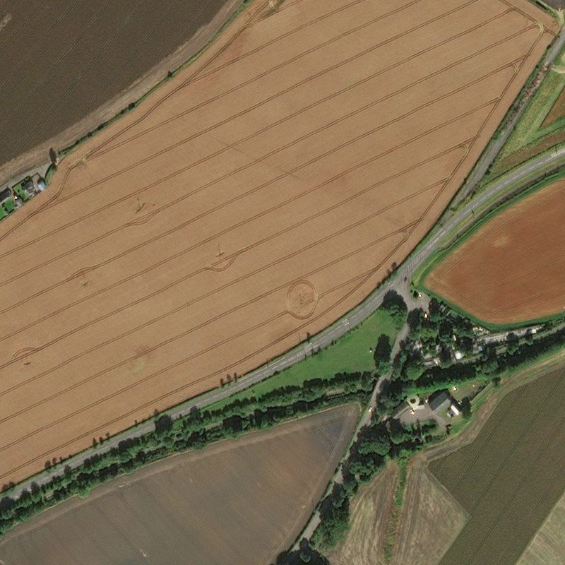 Whitebog (aka Eldin) Oil Works - Aerial, courtesy National Library of Scotland